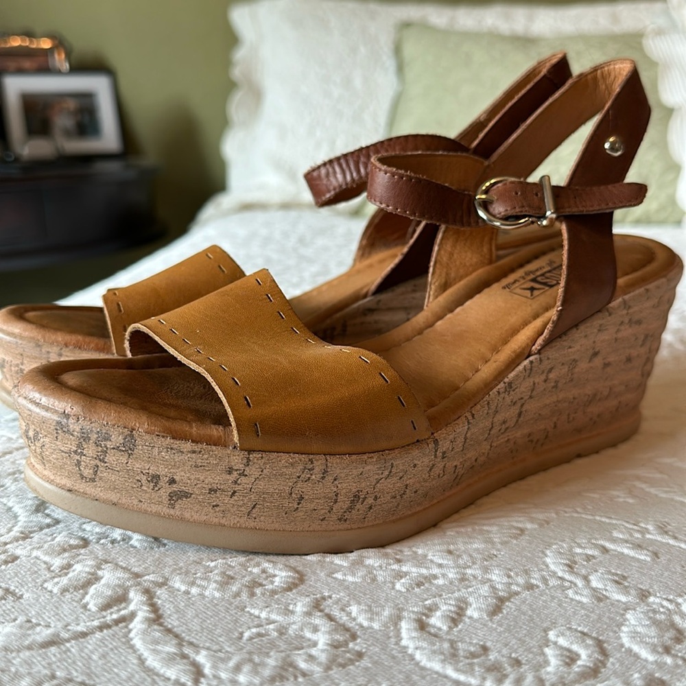 Pikolinos Miranda Wedge Platform Sandal Size 9.5 EU 41
